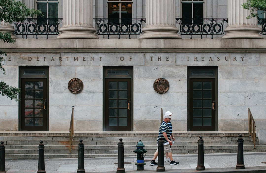 United States Treasury building in Washington, D.C.